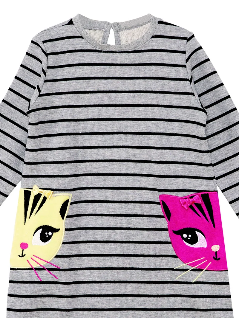 Denokids Twin Cat Dress